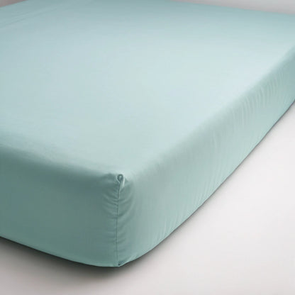 Bajera AZUL CIELO algodón confeccionada a mano